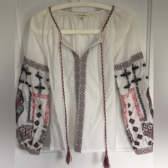 Max Studio embroidered tunic - Picture 2 of 8